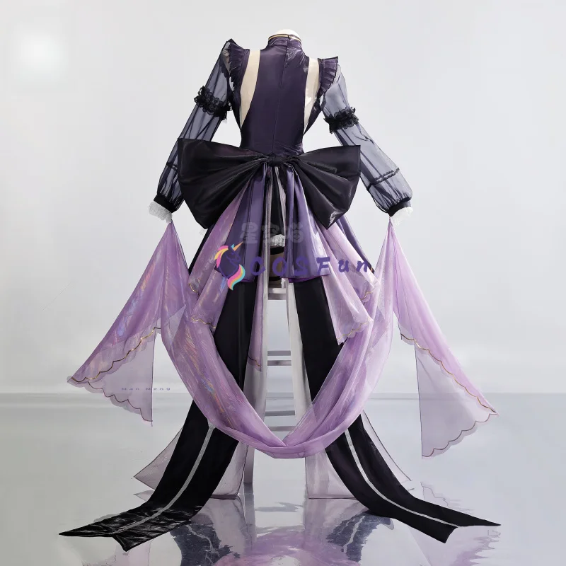 زي حفلات أنيمي جديد لعام 2026 ملابس لعب الأدوار في الهالوين ملابس أزور لين موساشي أزياء تنكرية فستان خاتم الزواج