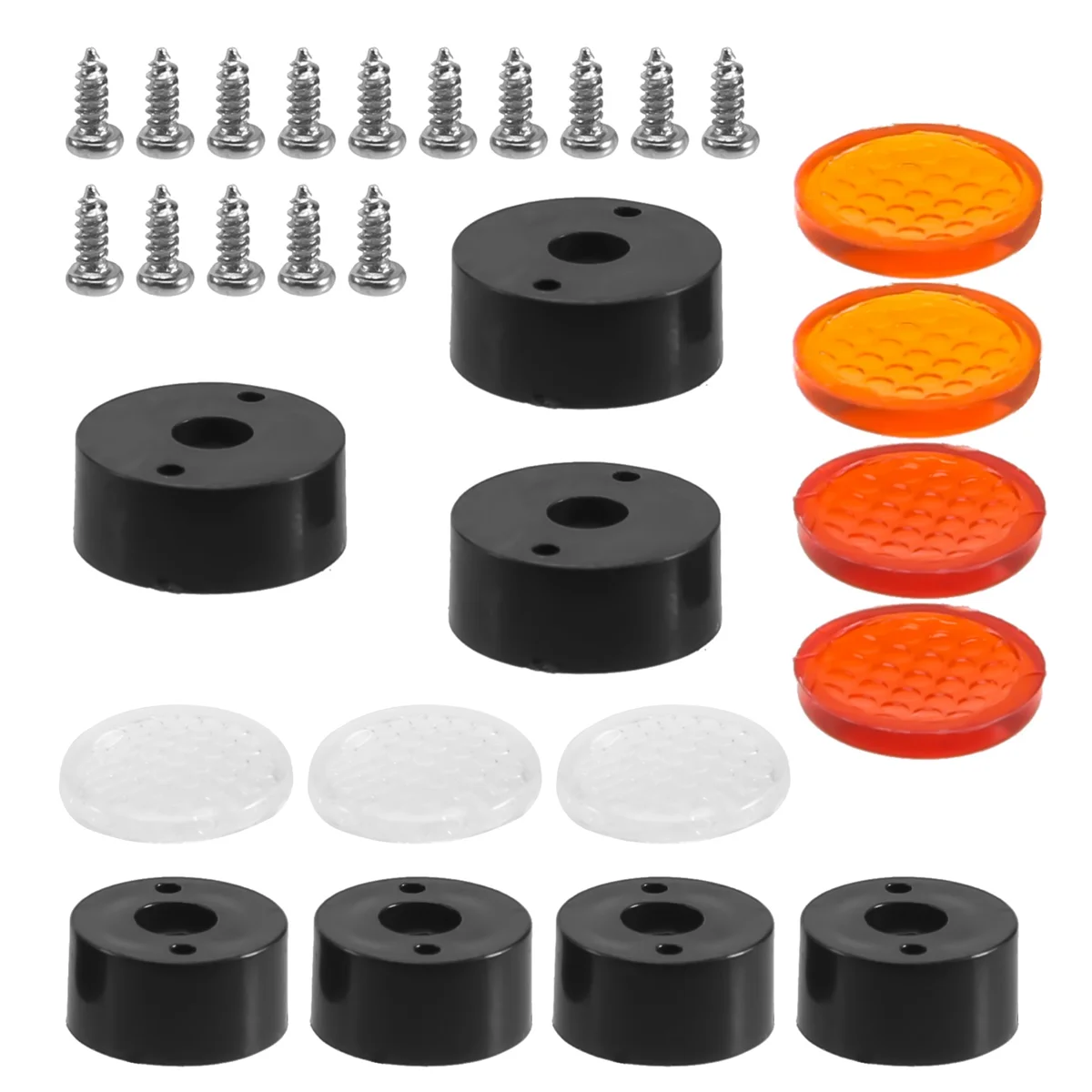 7Pcs Taillight Light Cover for 1:10 RC Crawler RC Car D90 Body Shell