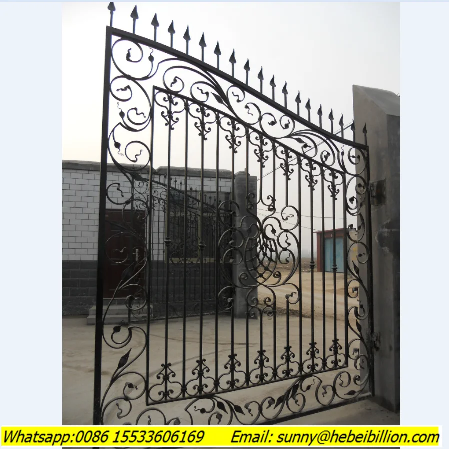 decorative wrought iron gates