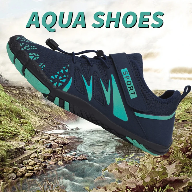 Summer explosive outdoor walking shoes men 38-47 large size sports shoes quick drying breathable non-slip water sports shoes