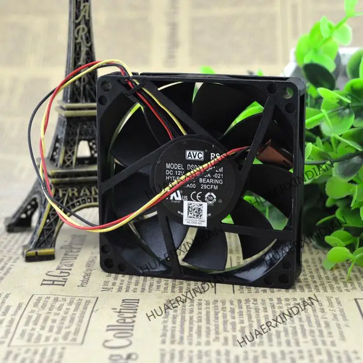 New   8015 8CM 8  DS08015R12M 0.48A -021 3 Cooling Fan Assembly Kit