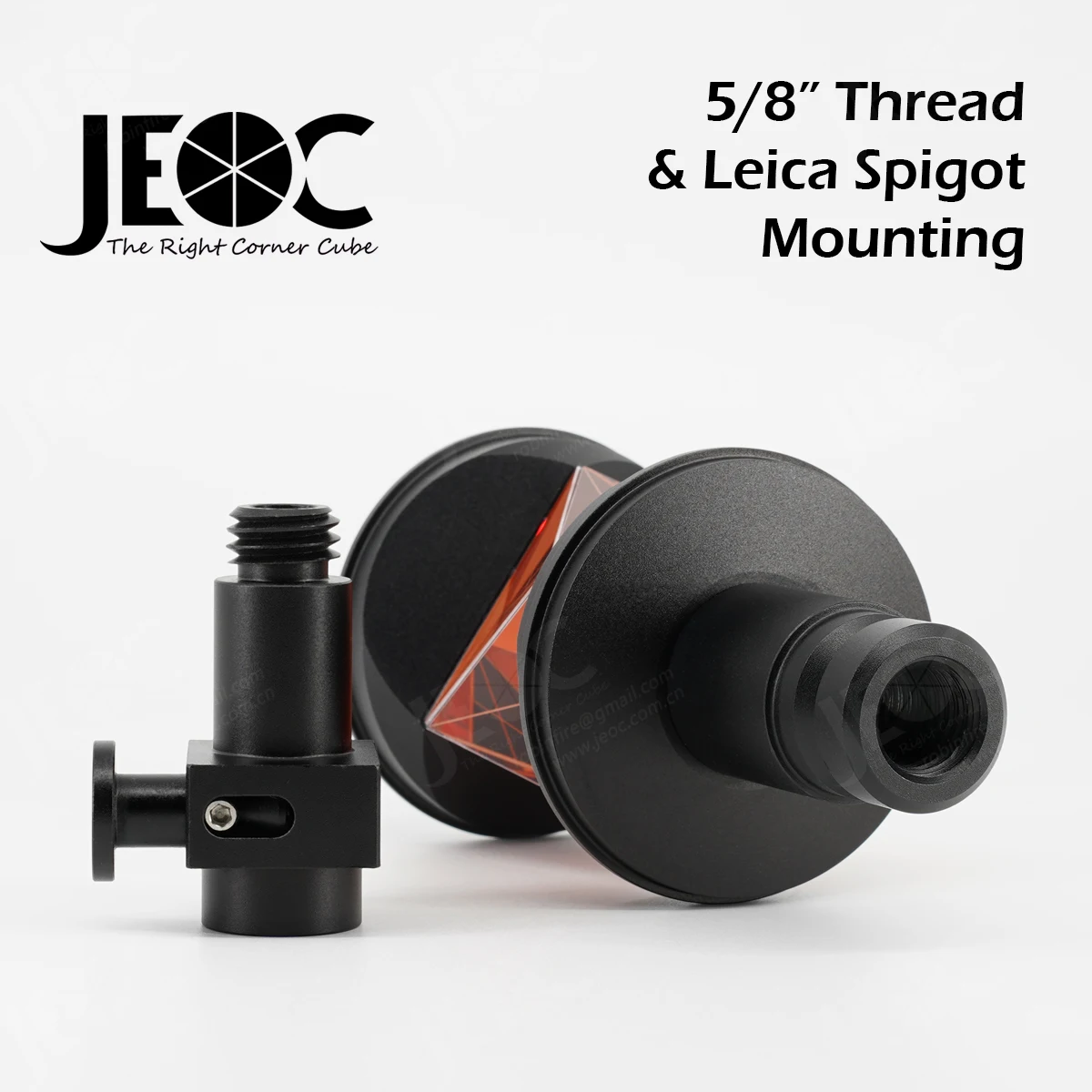 JEOC GRZ4S, Metal 360 Degree Reflective Prism for Leica ATR Total-station, Land Surveying Equipment Accessories