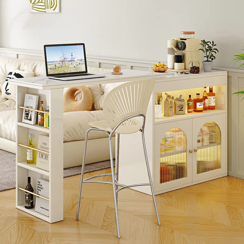 

Home entrance cabinet, living room partition cabinet, modern simple shelf, entrance bar counter, wine cabinet, solid wood