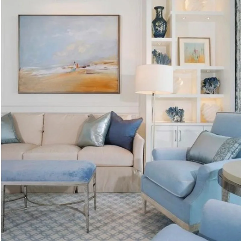 Candeeiro de pé de cristal moderno e luxuoso americano