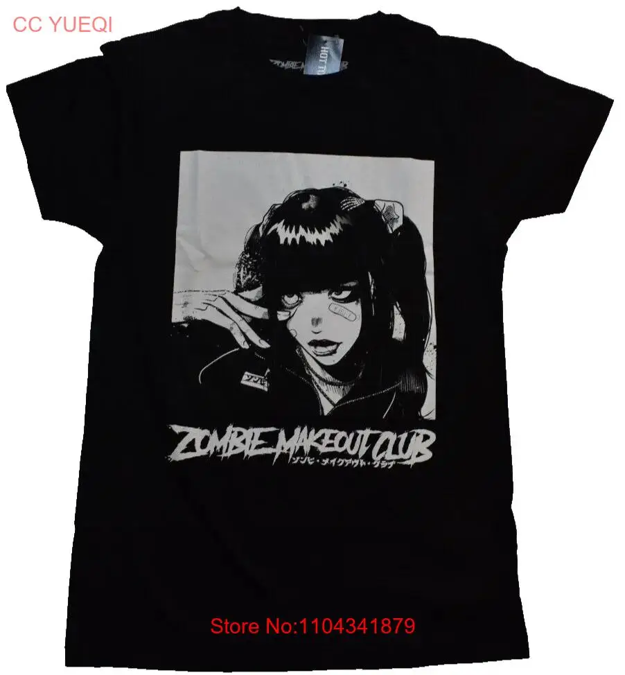 Zombie Makeout Club Mens Adhesive Bandage Girl T-Shirt NWT Small