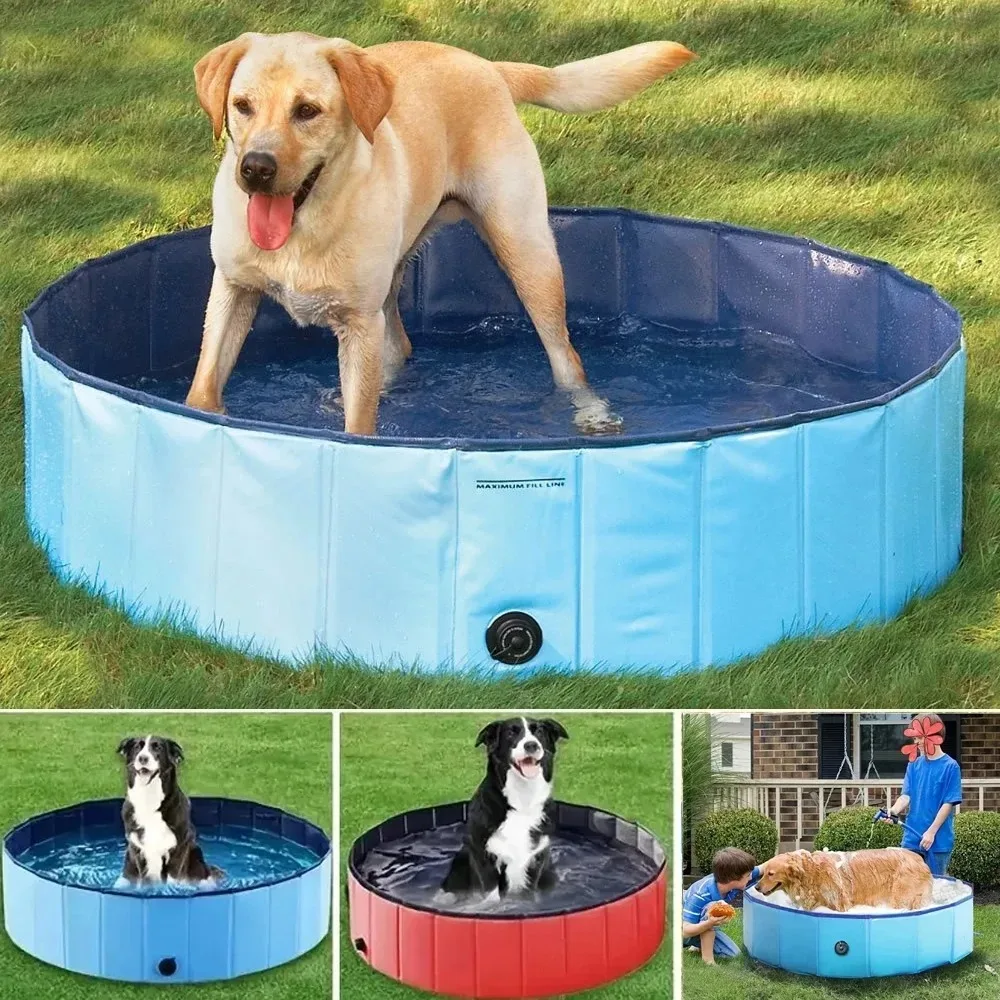 Piscina Plegable para Mascotas, Bañera Grande para Perros, Piscina para Golden Retriever, Bañera para Gatos, Bañera para Bebés, Piscina para Perros al Aire Libre