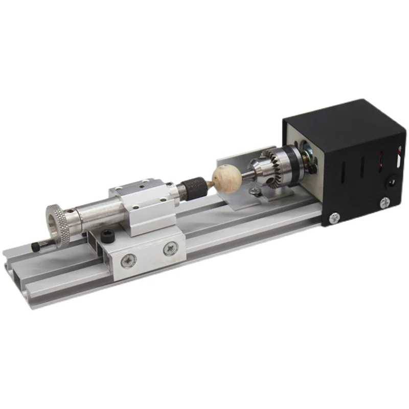 

"220V Mini Wood Lathe Machine - Multi-Function DIY Bead & Jewelry Maker for Buddhist Pearls & Handicrafts"