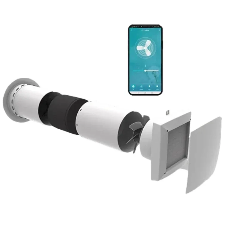 

Heat exchanger ventilation local single chamber wall heat energy recovery ventilation heat exchanger