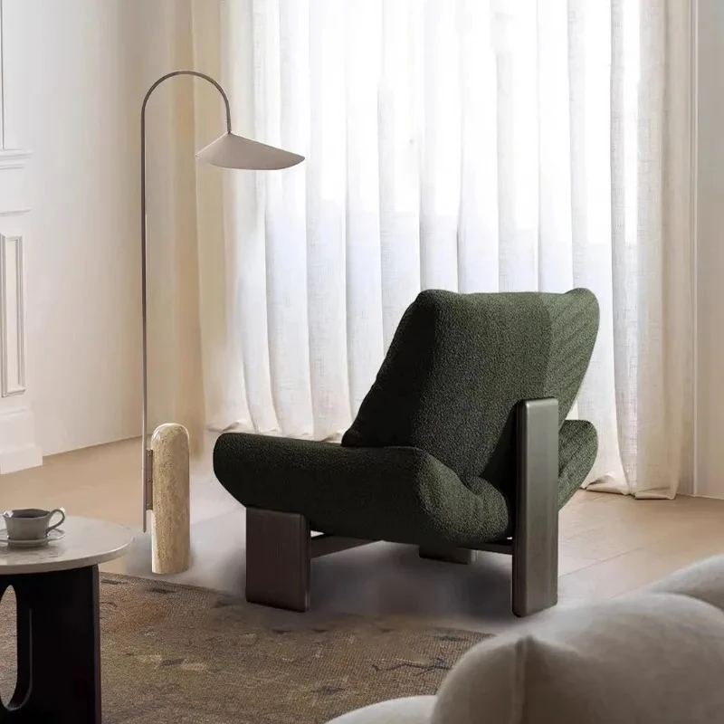 

Leisure Footrest Living Room Chairs Recliner Modern Oversized Relaxing Chairs Fluffy Design Sedie Da Soggiorno Home Furniture