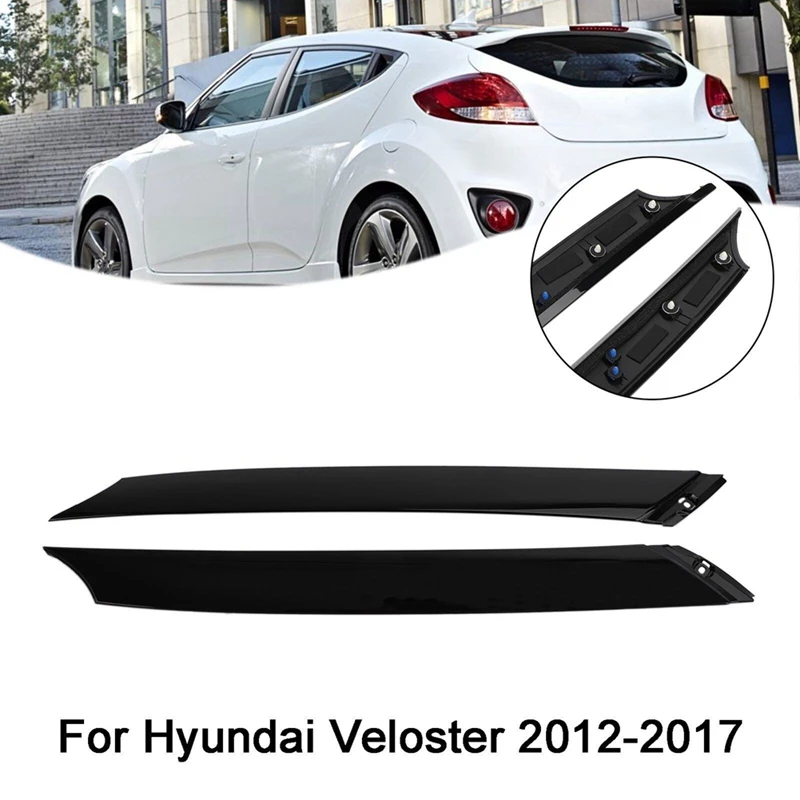 

2Pcs Car Windshield Pillar Trim Exterior Molding For Hyundai Veloster 2012-2017 861702V000 861802V000