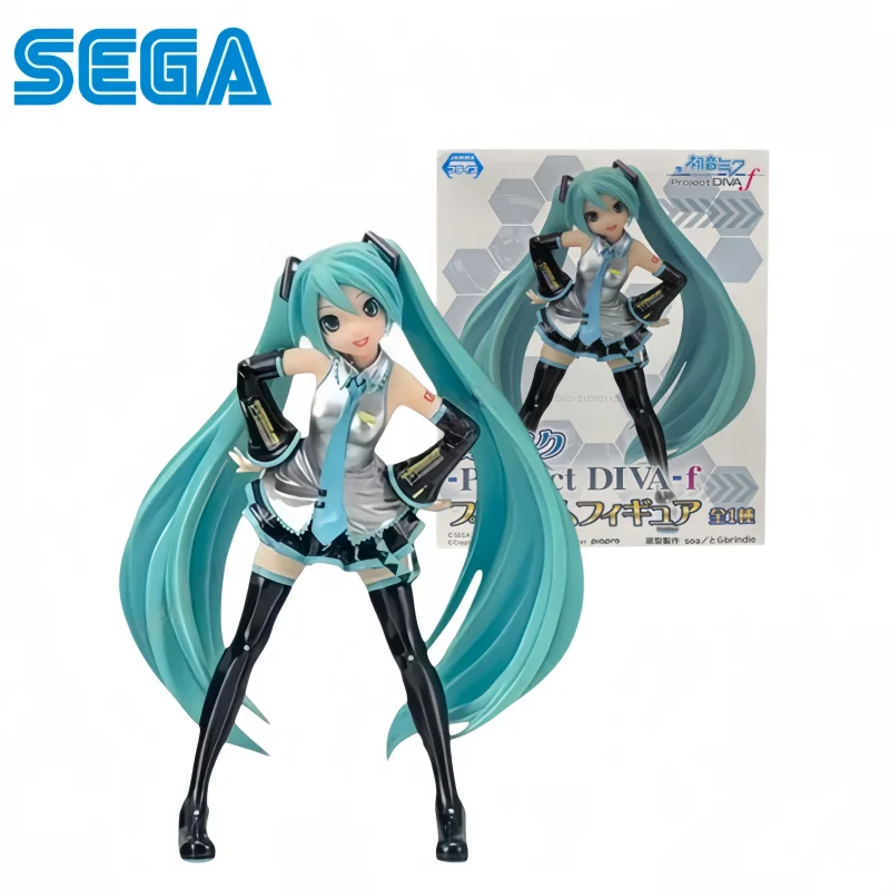 

Sega In Stock Original Box Garagekit Model Hatsune Miku Project Diva F Premium Anime Characters Collectible Action Figure Statue