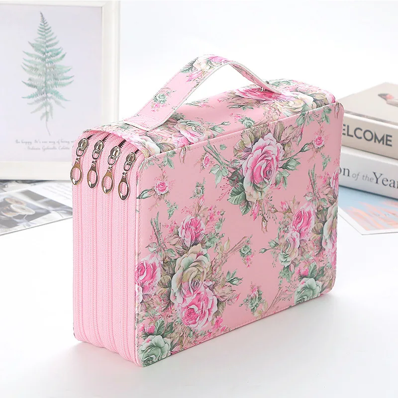 

200/252 Slots Pencil Case Bag for School Girls Pencilcase Large Capacity Stationery Pen Box Organizer Pens Pencil Bags New