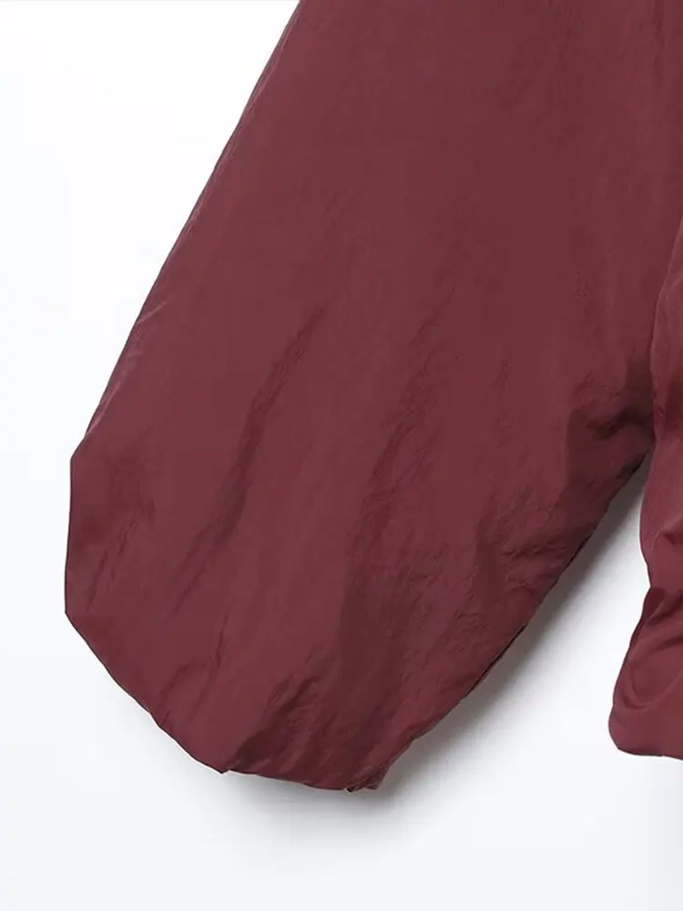 NLZGMSJ Autunno Inverno Casual Cappotto con lacci Donna Cotone con scollo a V Tasca Giacche spesse Donna Chic Street Casual Outwear Top ﻿