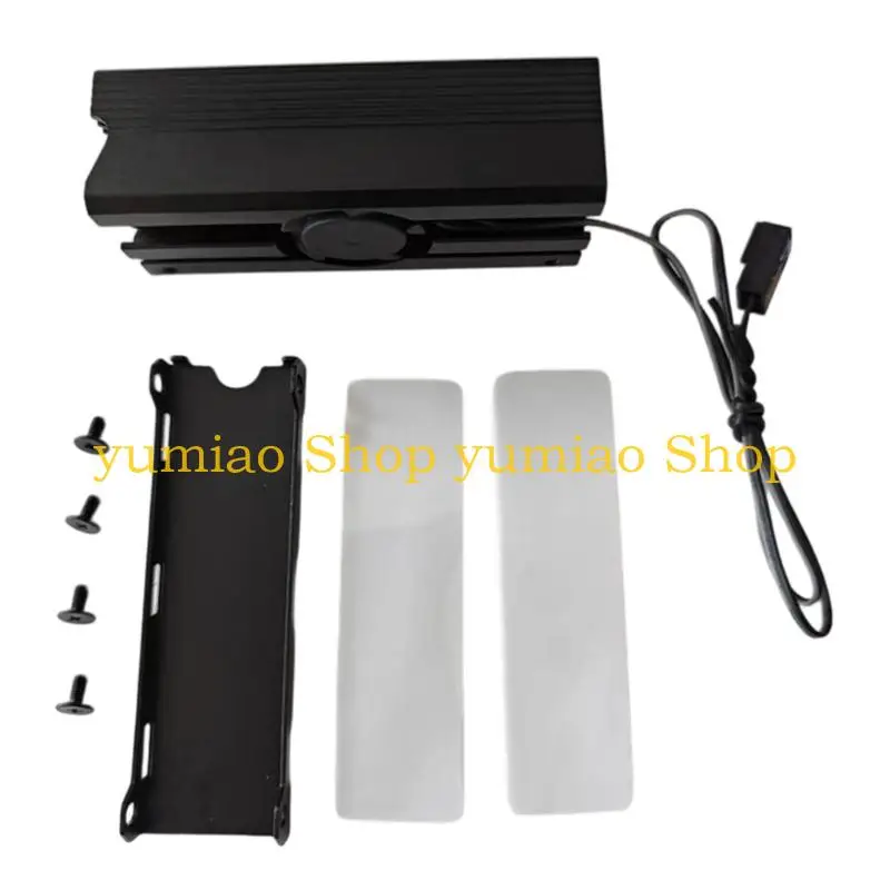 587B Advanced M.2 2280 SSD Heatsink Metal Fan For Performances Under Heavy Workloads