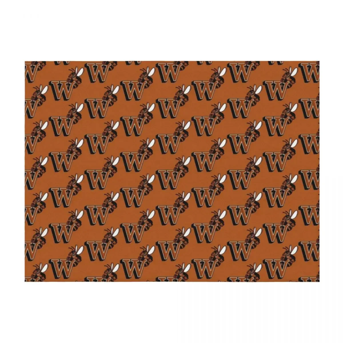 

Waynesburg Yellowjackets Throw Blanket Summer Beddings wednesday Softest anime Blankets