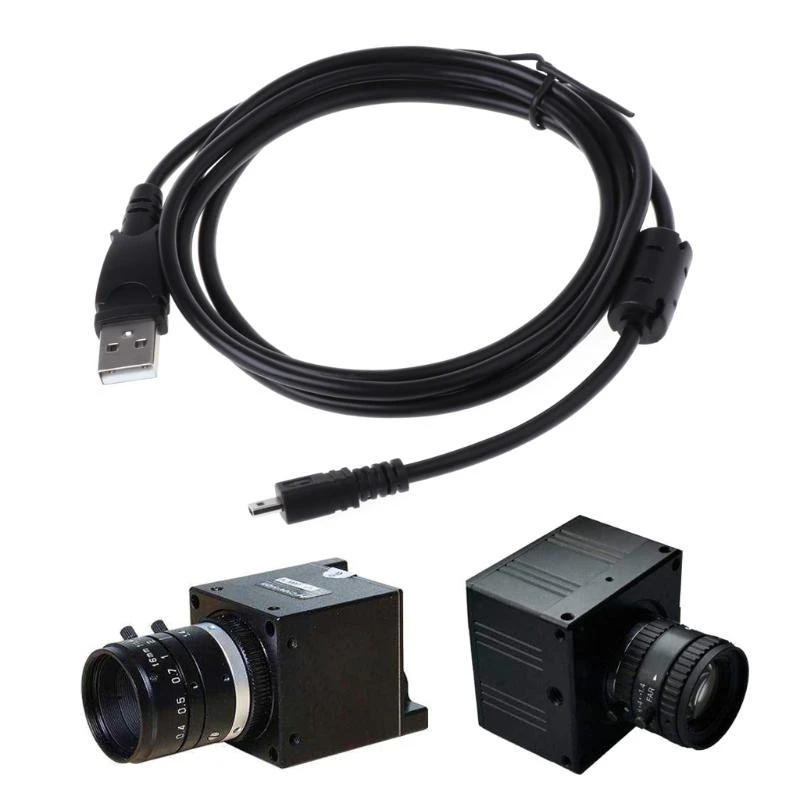 Camera USB Data Cable UC-E6 Cord 1.5M for Sanyo Pentax With Ring best sale