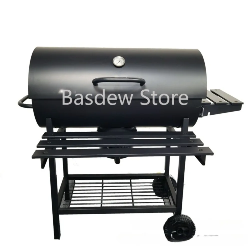 Courtyard Villa Charcoal Barbecue Grill Outdoor Oven American BBQ Electric Grill Rack Braised Roast for 5 People