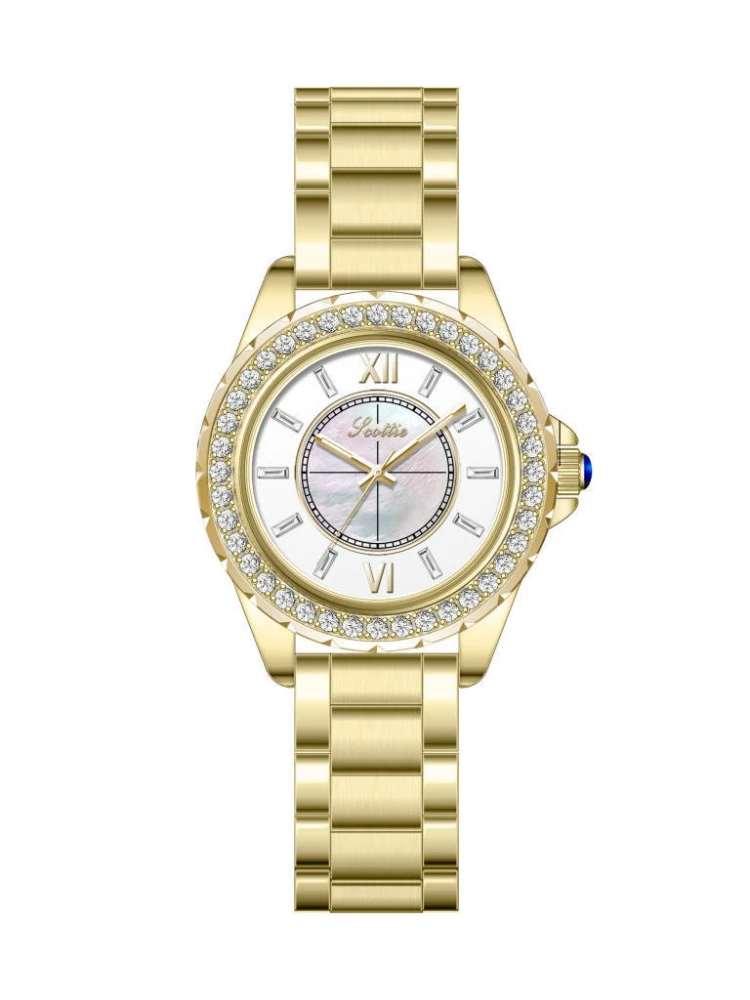 أزياء السيراميك المتخصصة الراقية ووتش حزام الصلب الكوارتز ساعة نسائية #2