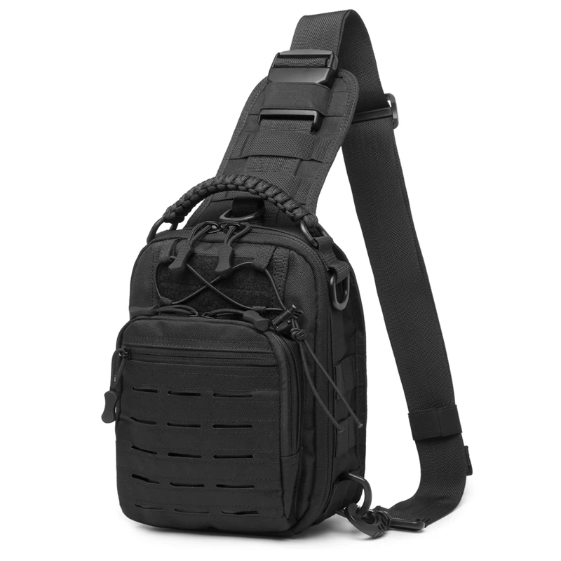 

Compact EDC Sling Bag - Concealed Carry Shoulder Bag for Range, Travel, Hiking, Outdoor Sports