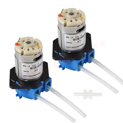 2pcs 12V DC Dosing Pump Peristaltic Dosing Head with Connector For Arduino Aquarium Lab Analytic DIY