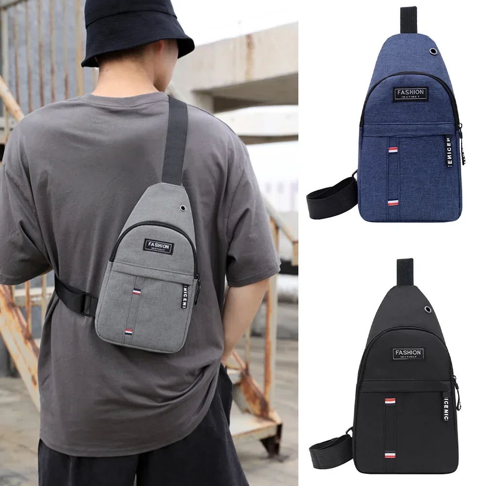 New Unisex Multifunction Anti-theft Casual Chest Bag Travel Chest Bag Shoulder Bags USB Charging Crossbody Bags