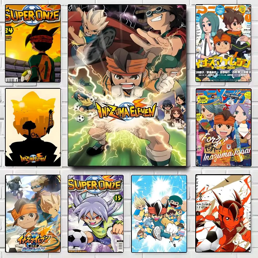 Anime Inazuma Eleven Poster Modern Wall Art for Bedroom Living Room Cafe Bar Aesthetic Home Decor Gift