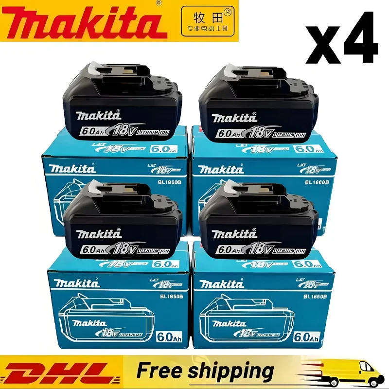 NOUVEAU Batterie au lithium de remplacement Makita 18v 6Ah pour batterie Makita 18V BL1830B BL1850B BL1850 BL1840 BL1860 BL1815