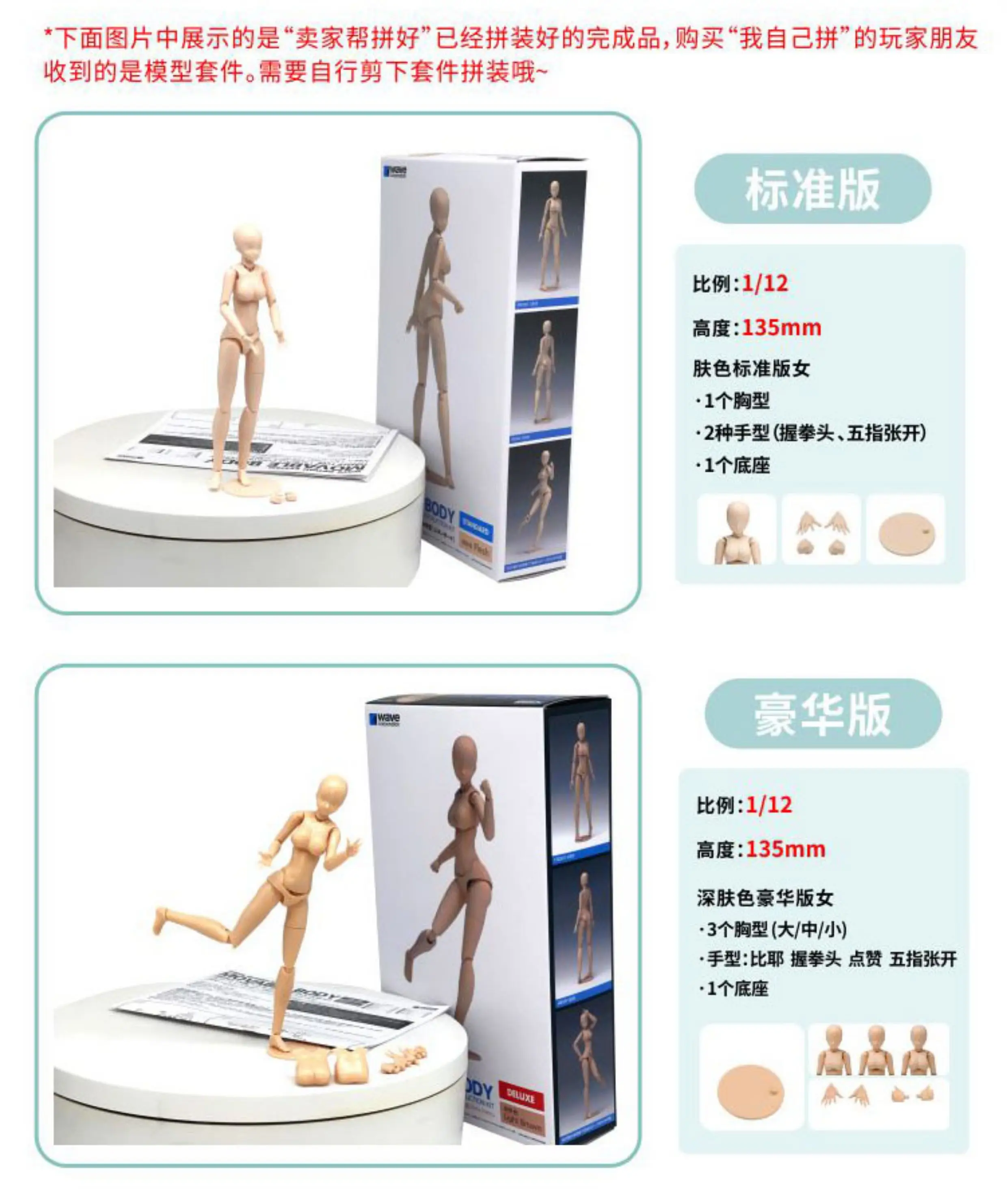 波動要素人体日本モデル絵画女性人形関節可動フィギュアアート漫画スケッチ