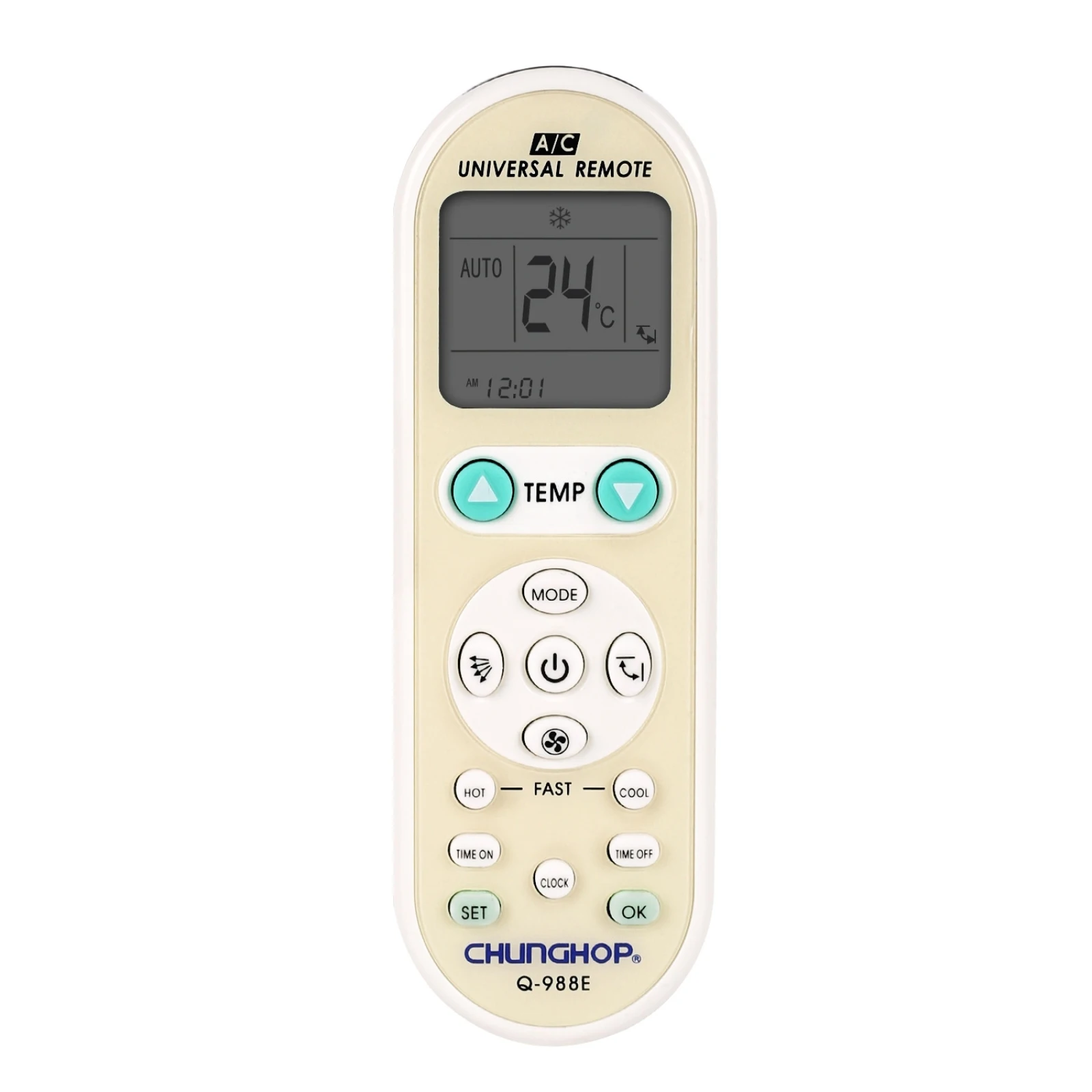 Chunghop Universal A/C Remote Control (Q-988E) for Air-conditioners