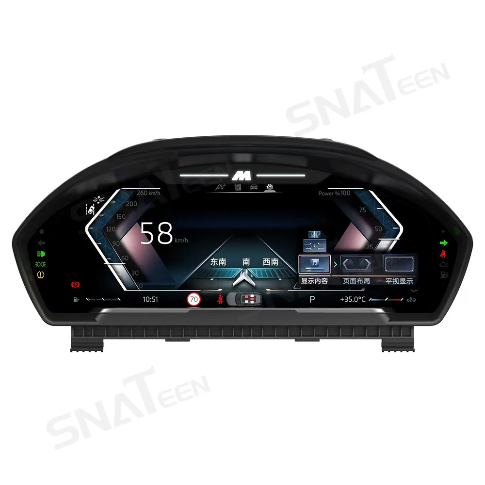 

Цифровой кластер для BMW 3 серии F30 F31 GT F34 F32 F34 F36 2013-2020, автомобильный ЖК-дисплей, приборная панель, измеритель скорости, приборная панель, Linux OS