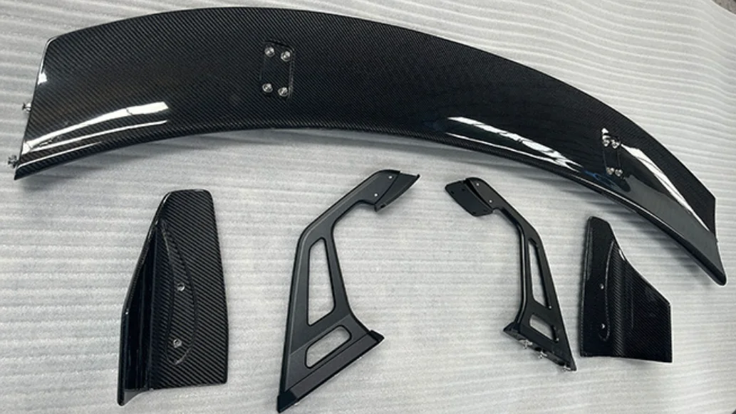 YX High Performance Upgrade AD-R1 Style Wet Carbon Fiber Trunk Spoiler for GR86 for BRZ Rear Wing Lip