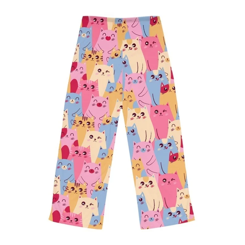 2026 New Hot Selling Cute Cat Face Women's Winter Night Sleeper Pants Breathable Quick Drying Trendy Fashion Women and Children