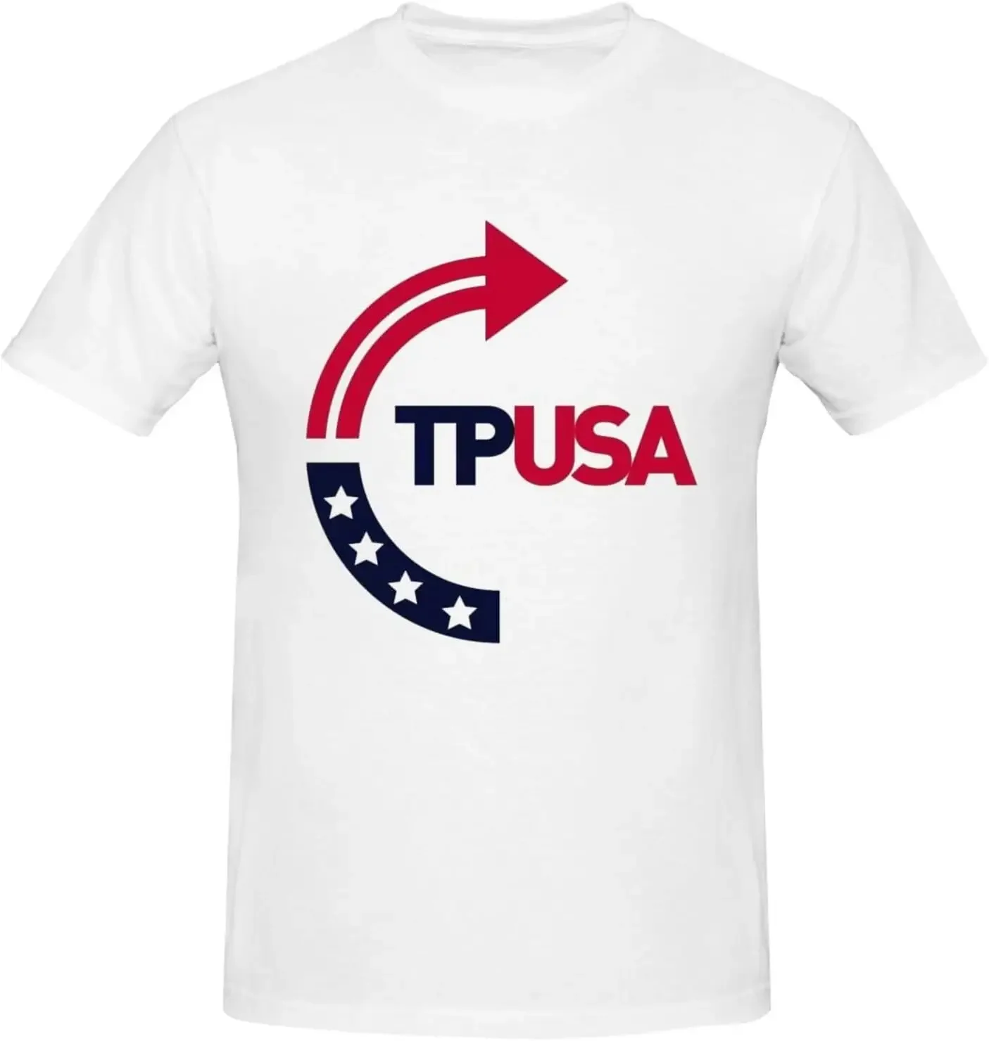 RIP Charlie Kirk T-Shirt Turning Point USA Tpusa Faith Men's Short Sleeve Large