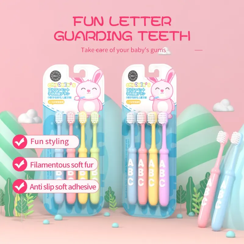 MikolifeQ Cute Children S Small Head Soft Bristle Toothbrush High Density Brush Wire Does Not Damage Gums for Children Aged 6