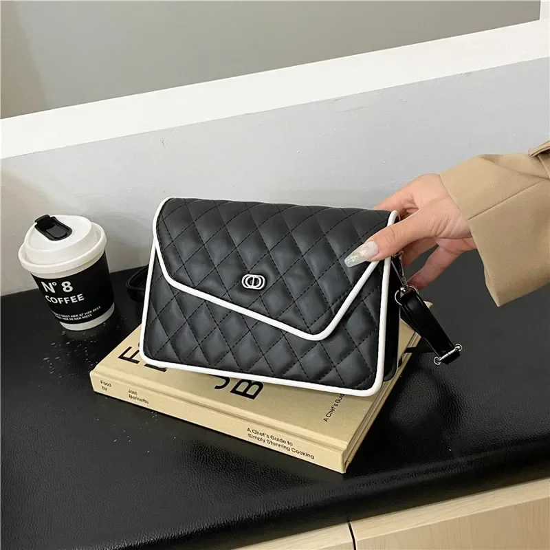 

Роскошная пригородная сумка через плечо — элегантный винтажный кожаный кошелек с логотипом Paris Letter и просторным минималистским дизайном