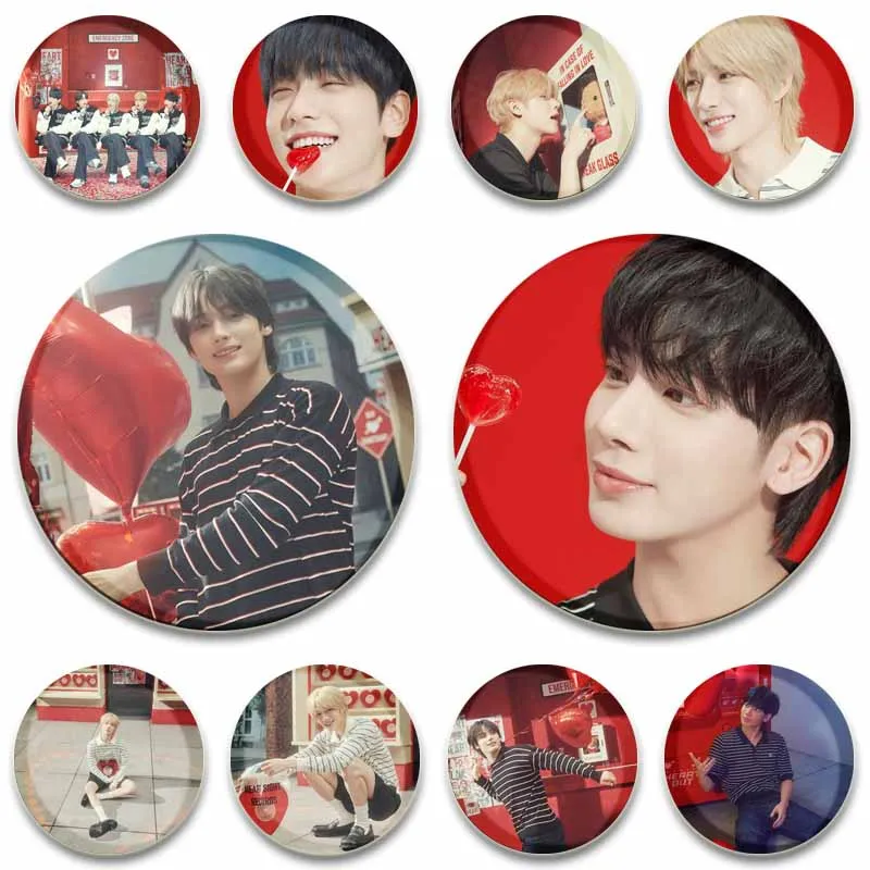 

The Star Chapter Album Cover Brooch Funny Boys Band TXT Lapel Pin DIY Jewelry Badge Clothing Backpack Accessories Christmas Gift
