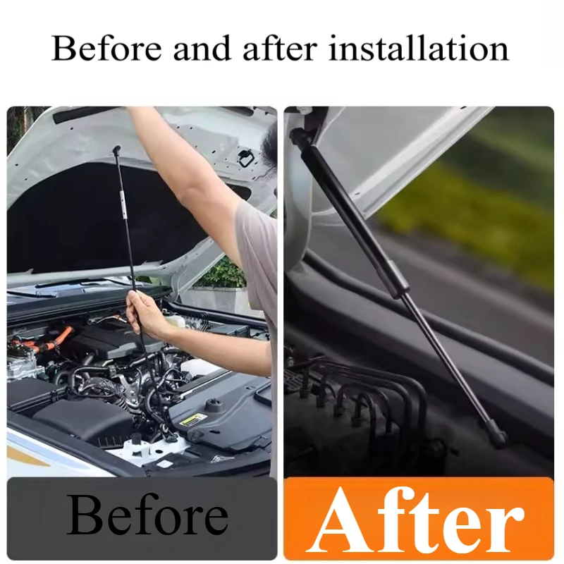 For Toyota LC250 2025-2026 Hood Struts Automatic Buffer Gas Spring Lift Supports Shock Absorber Damping
