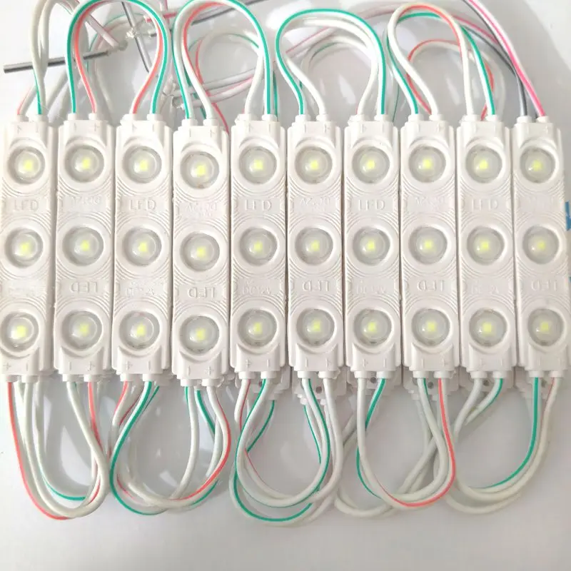 2835SMD Injection LED Sign Module Light 20pcs/lot DC12V 3LED Brightness Outdoor Waterproof Advertising Signboard Backlight