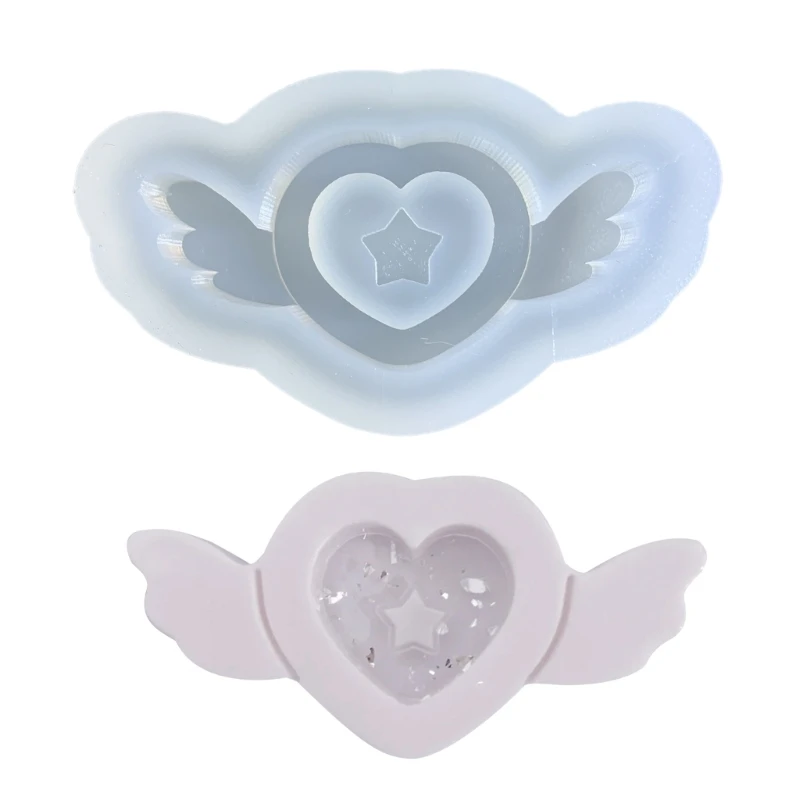 

Angel-wing Resin Shaker Mold,Silicone Mould Resin Shaker Molds Resin Epoxy Casting Shaker Mould for DIY Crafts