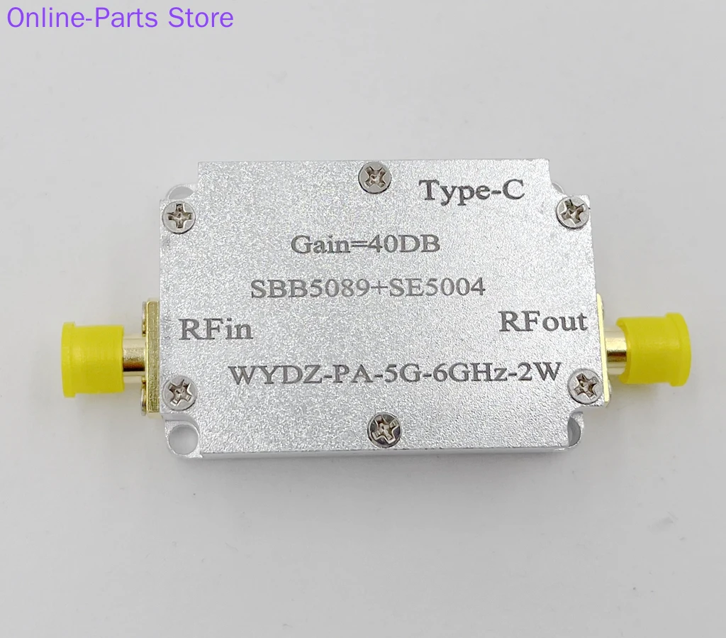 

2W Microwave RF Power Amplifier 40DB SBB5089+SE5004 5G-6GHz