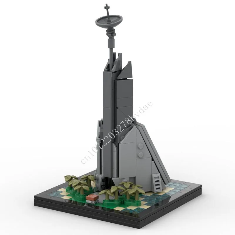 

294 шт. Scarif Citadel Tower MOC креативная модель с видом на улицу, строительные блоки, архитектура, сделай сам, образование, сборная модель, игрушки, подарки