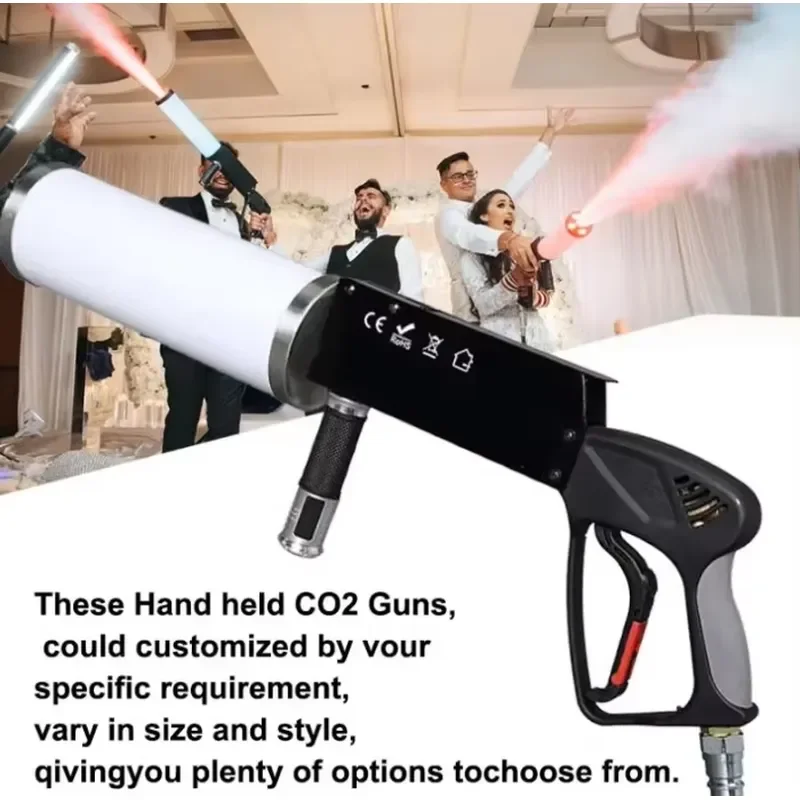 For RGB LED CO2 Digital Jet with 6-8m Spray Height & IP20 Rating for DJ Parties