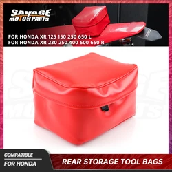 Rear Tool Box For HONDA XR650 XR600R XR400R XR 125 150 200 230 250 L R M Motorcycle Parts Waterproof Locker Luggage Dirt Bike