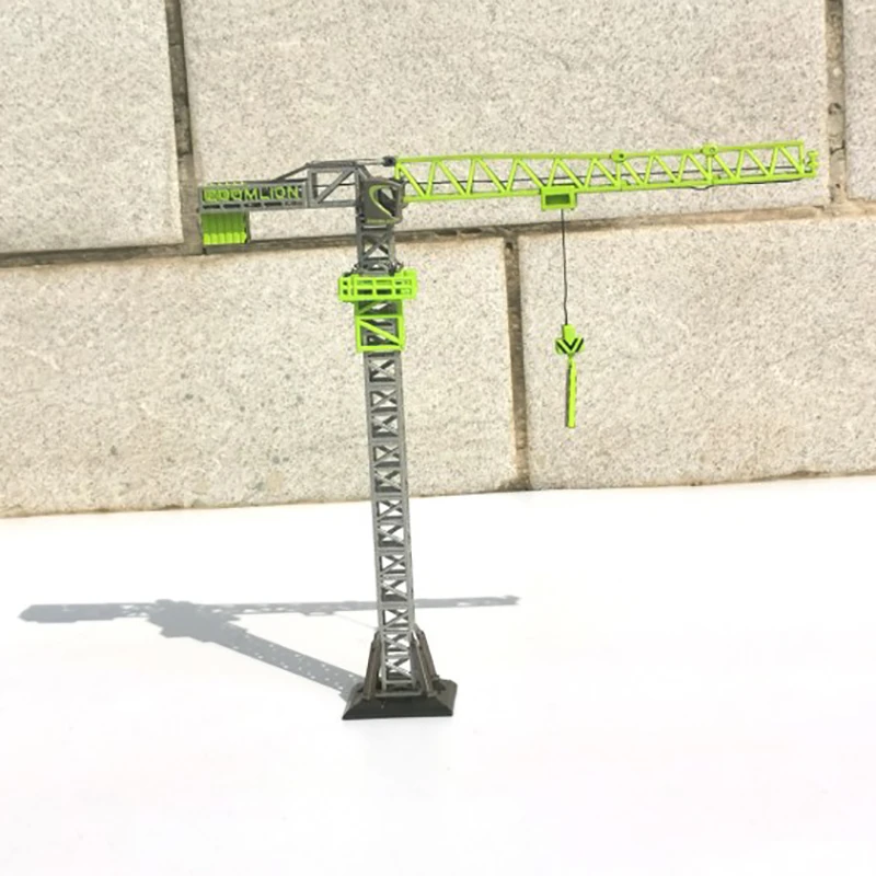 1:160 Scale ZOOMLION Alloy Engineering Vehicle T7020-12 Tower Crane Model Metal Diecast Toy for Collectible Souvenir Gift