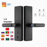 Wafu X8 Tuya Wifi Digital Electronic Smart Door Lock With Biometric Fingerprint/APP/KEY/Card Unlock Smart Home Remote Unlocking