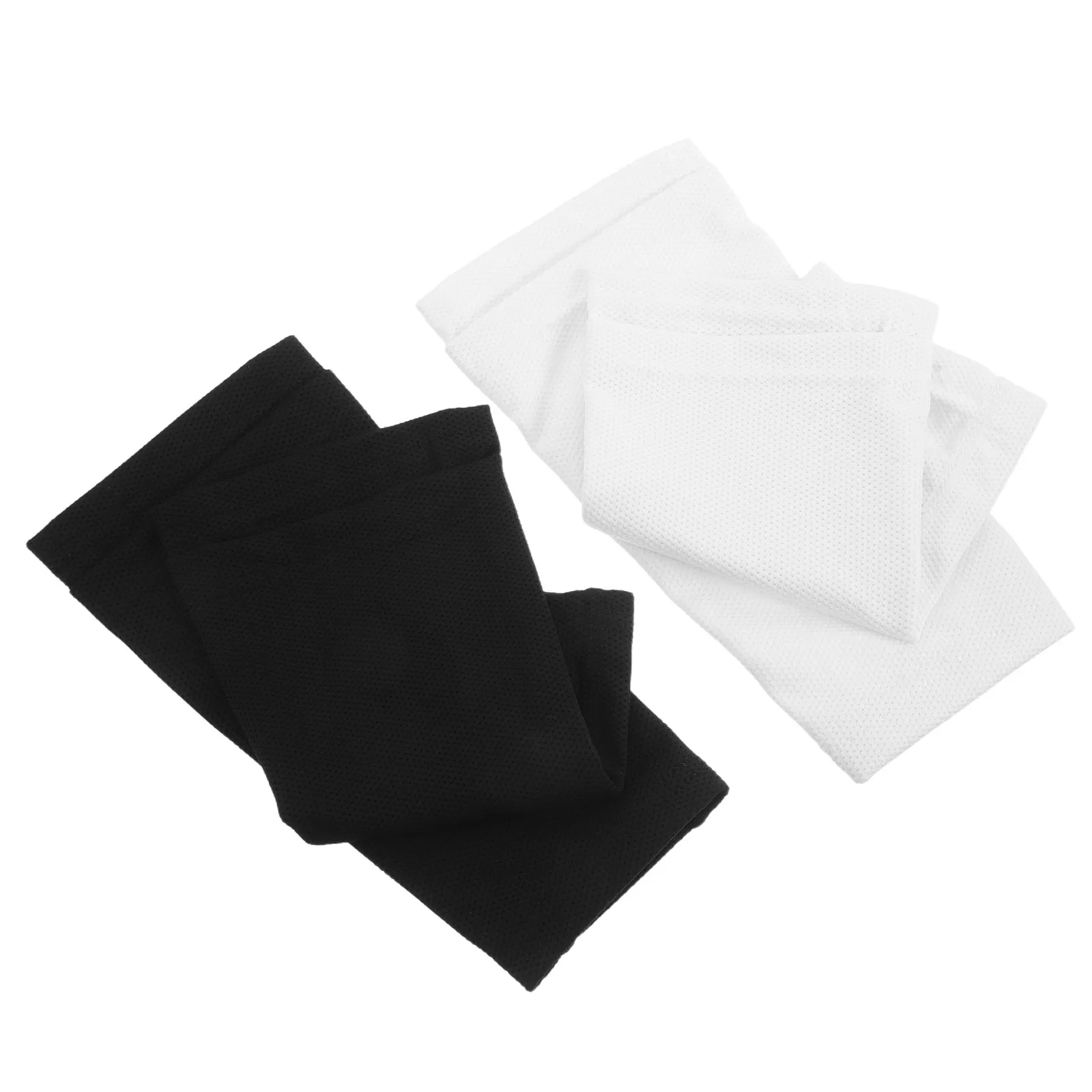 Soccer Shin Guard Socks 2 Pairs Footless Leg Sleeves with Secure Insert Pocket Breathable Dual Layer