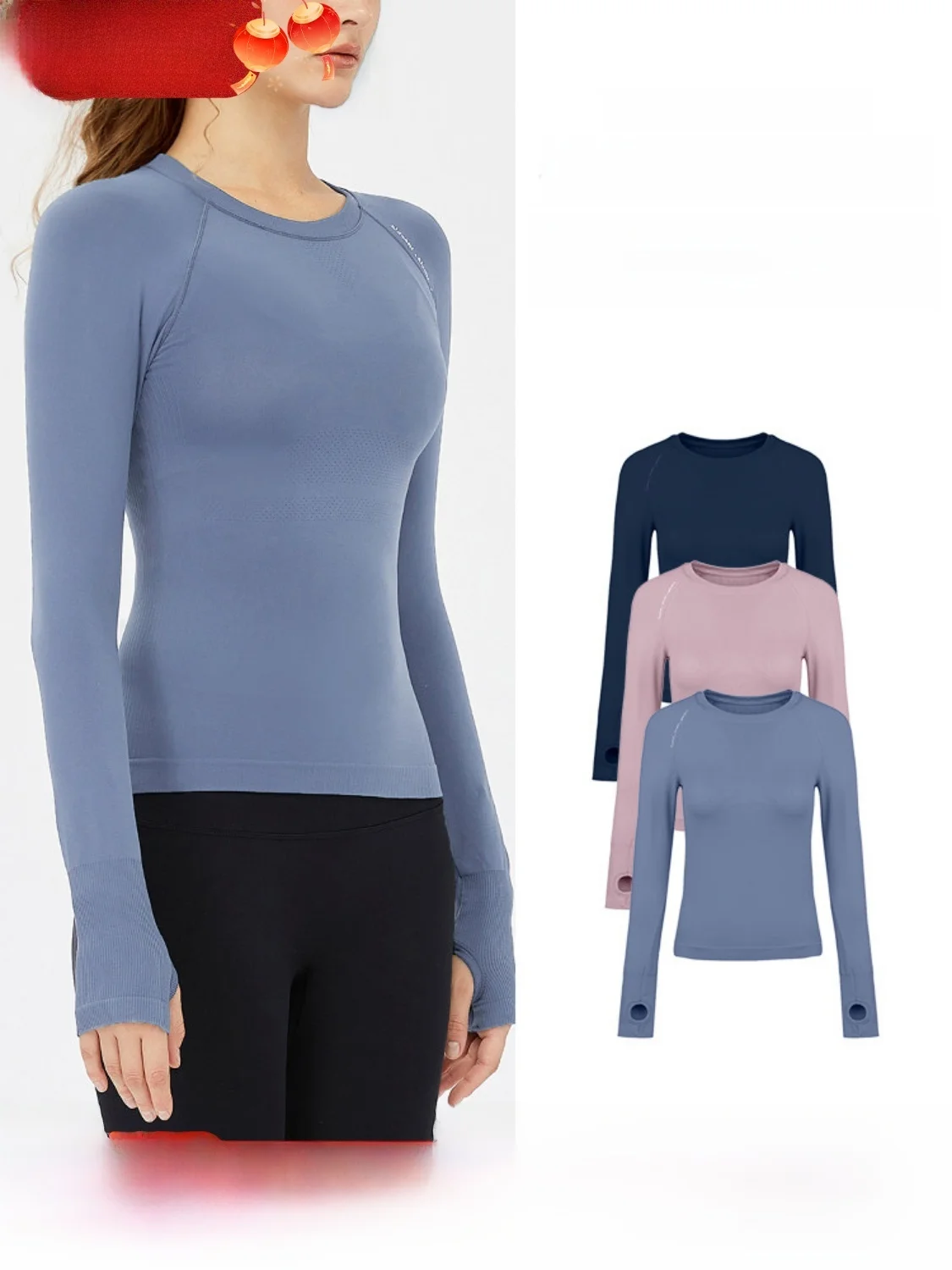 

High Elastici One-Piece Yoga Wear Women's Running Sports Top Gym Training Breathable Qui Dry Long Sve Tight Fit Casual...