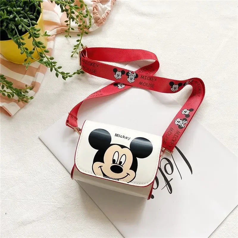 Disney Mickey Mouse Mini Schoudertassen Portemonnee Voor Meisjes Kinderen Minnie Anime Kawaii Opslag Messenger Tas Rugzakken Vrouwen Geschenken