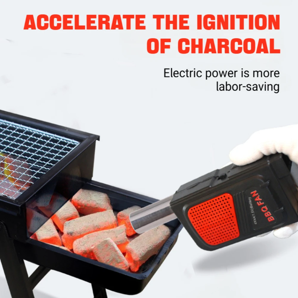 Camping Cooking On Fire - Multifunctional Electric BBQ Blower - Portable