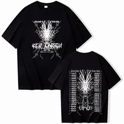 Ken Carson Chaos World Tour Cotton T Shirt Men Women Hip Hop Tee Short Sleeve Tshirt Summer Oversized T-shirt Tops Gift For Fans